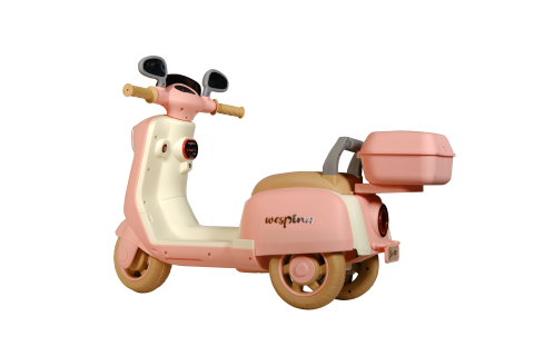 Wespina 3 Tekerli Akülü Motor (2-6 Yaş) Pembe