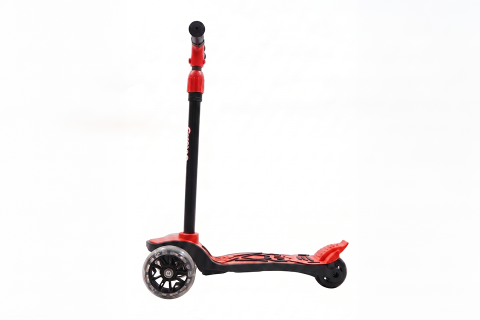 CHANKY Işıklı 3 Teker Çocuk Scooter (3+ Yaş) Kırmızı