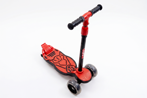 CHANKY Işıklı 3 Teker Çocuk Scooter (3+ Yaş) Kırmızı