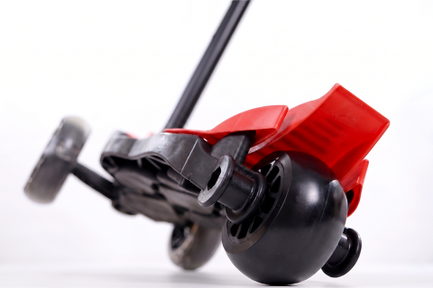 CHANKY Işıklı 3 Teker Çocuk Scooter (3+ Yaş) Kırmızı