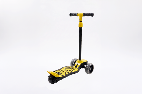 CHANKY Işıklı 3 Teker Çocuk Scooter (3+ Yaş) Sarı