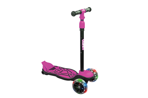 CHANKY Işıklı 3 Teker Çocuk Scooter (3+ Yaş) Pembe