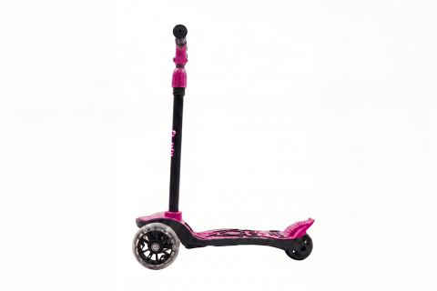 CHANKY Işıklı 3 Teker Çocuk Scooter (3+ Yaş) Pembe