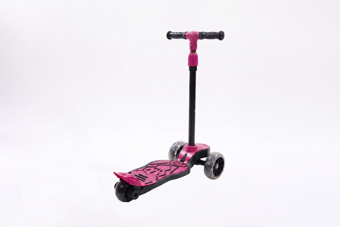 CHANKY Işıklı 3 Teker Çocuk Scooter (3+ Yaş) Pembe
