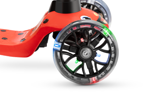 LEDDY Uğur Böceği - Işıklı 3 Teker Çocuk Scooter (2+ Yaş)